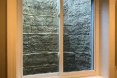 Egress Two-Lite Slider Window with Rockwell Window Well